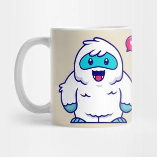 Cute Yeti Cartoon Mug